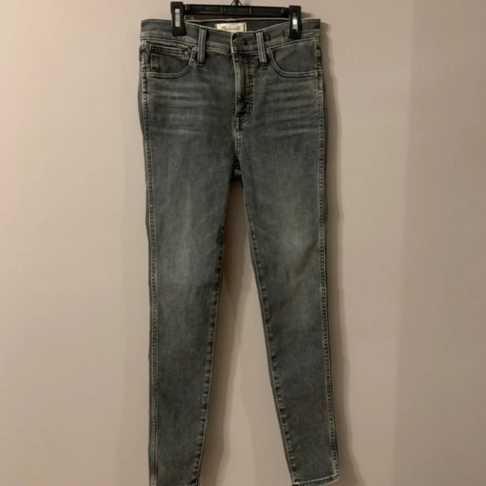 NWOT Madewell 10 High-Rise Skinny Jeans grey size 26 oakwood